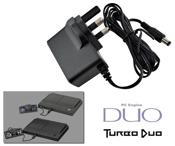 Regulated power supply for NEC PC Engine Duo and TurboDuo with UK plug