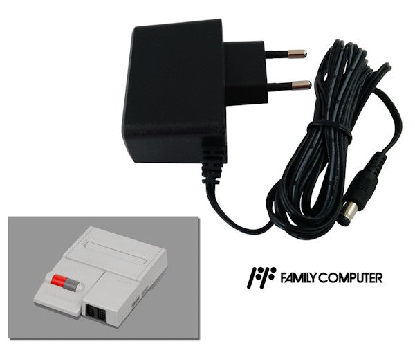Alimentation secteur régulée pour Nintendo Famicom AV avec prise FR