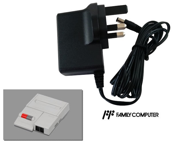 Alimentation secteur régulée pour Nintendo Famicom AV avec prise UK