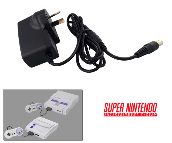Alimentation secteur régulée pour Nintendo Super NES US (NTSC) avec prise AU