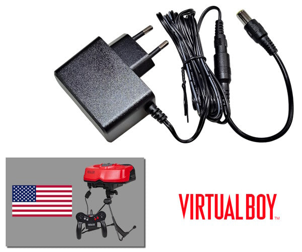 Regulated power supply for Nintendo Virtual Boy (USA Version) with EU plug