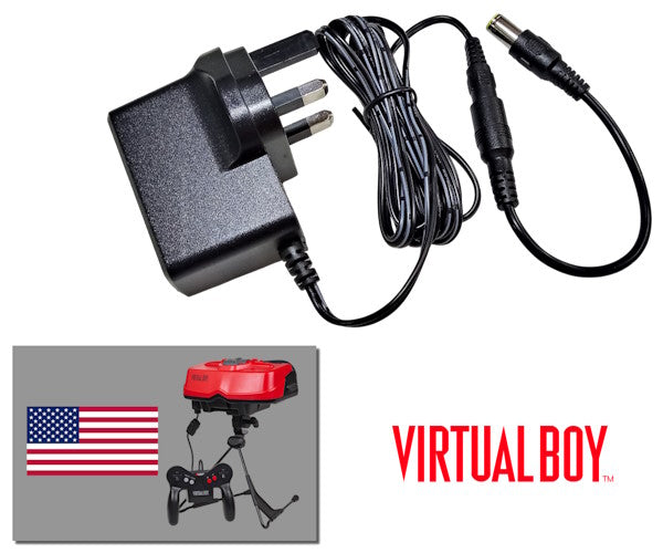 Alimentation secteur régulée pour Nintendo Virtual Boy (USA Version) avec prise UK