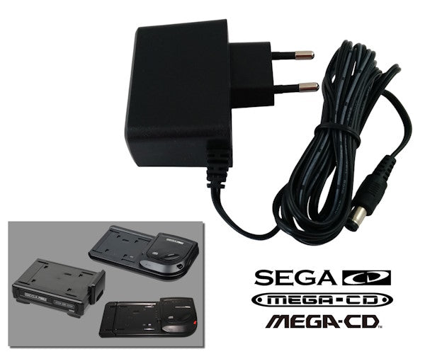 Regulated power supply for Sega Mega CD 1 & 2 with EU plug