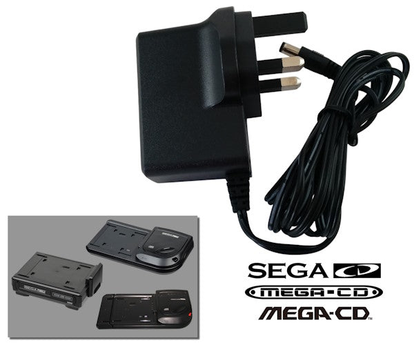 Regulated power supply for Sega Mega CD 1 & 2 with EU plug