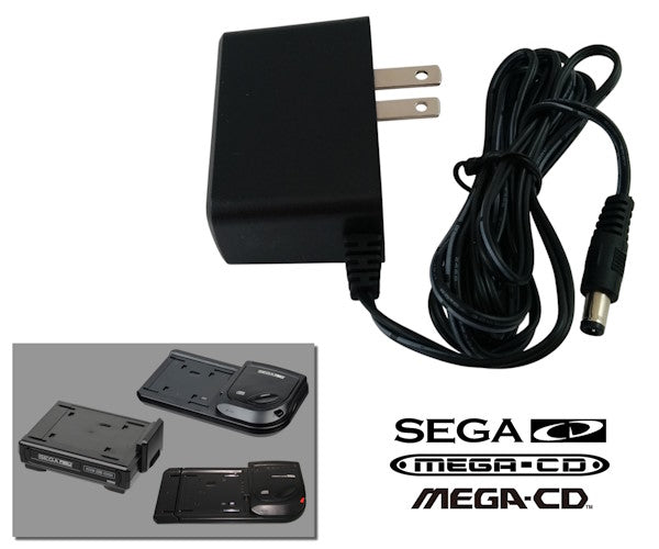 Alimentation secteur régulée pour Sega Mega CD 1 & 2 avec prise US