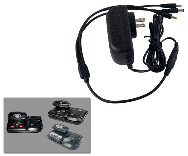 Regulated 3-in-1 power supply for Sega Mega Drive/Genesis model 2 + Mega CD + 32X with US plug