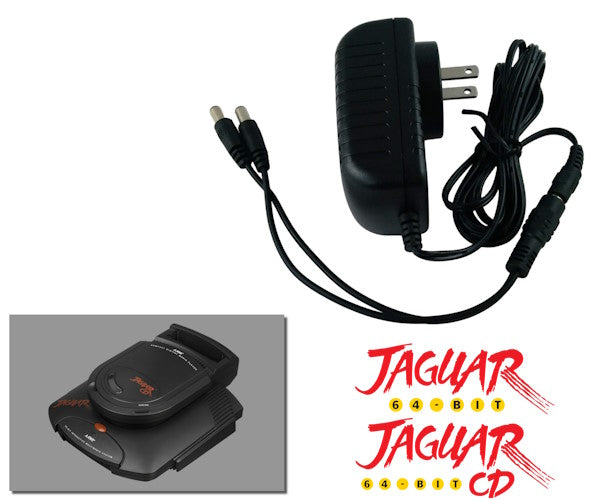 Alimentation secteur régulée 2-en-1 pour Atari Jaguar + CD avec prise US