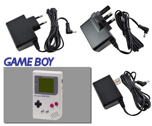 Alimentations secteur régulées avec prise FR, US et UK pour the original Nintendo Game Boy