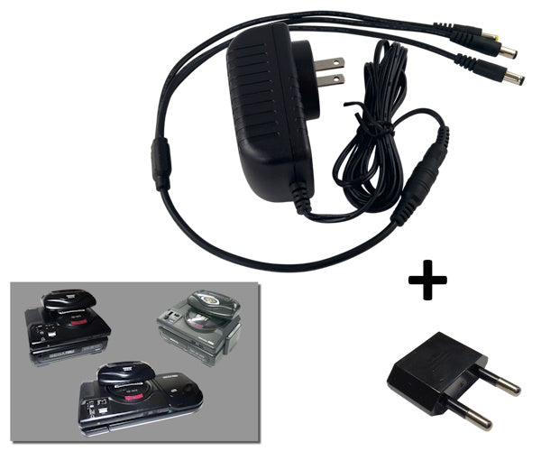 Power Supply All-in-One for Sega Mega Drive / Genesis + CD + 32X
