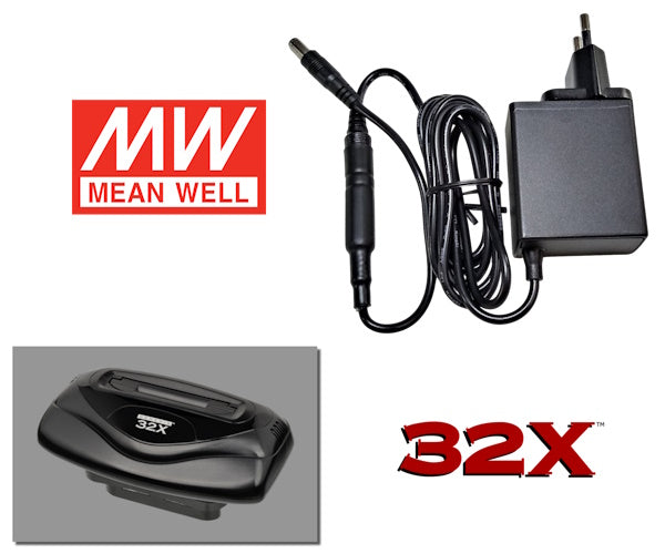 Alimentation Retro Game Supply Pour Sega Multi-Mega/CDX – Adaptateur 2m (Neuf)