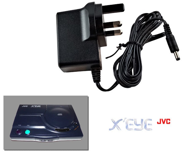 Alimentation secteur régulée pour JVC X'Eye avec prise UK