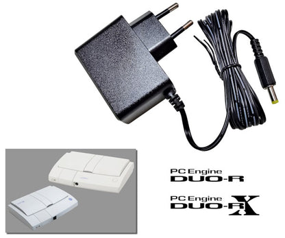 Alimentation secteur régulée pour NEC PC Engine Duo-R & Duo-RX avec prise FR