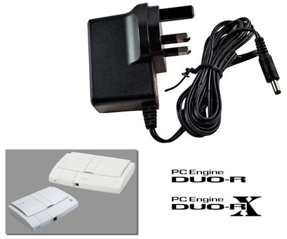 Alimentation secteur régulée pour NEC PC Engine Duo-R & Duo-RX avec prise UK