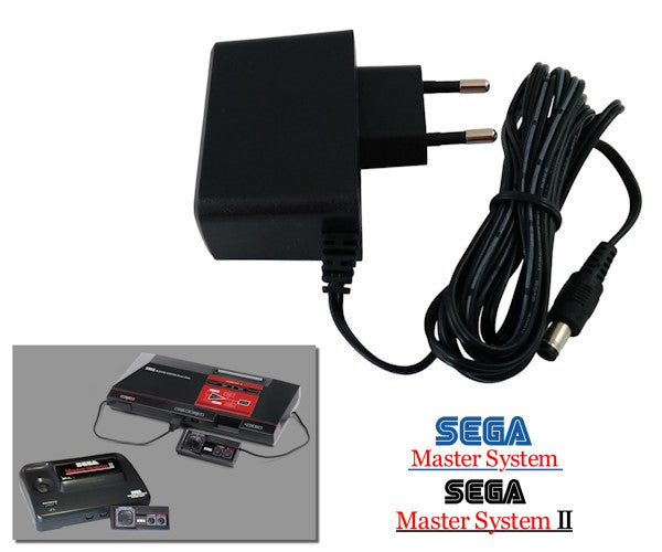 Alimentation secteur régulée pour Sega Master System 1 & 2 avec prise FR