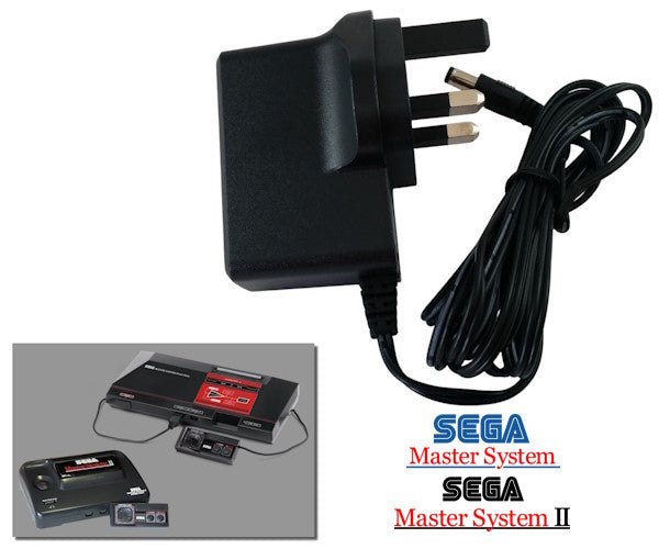 Alimentation secteur régulée pour Sega Master System 1 & 2 avec prise UK