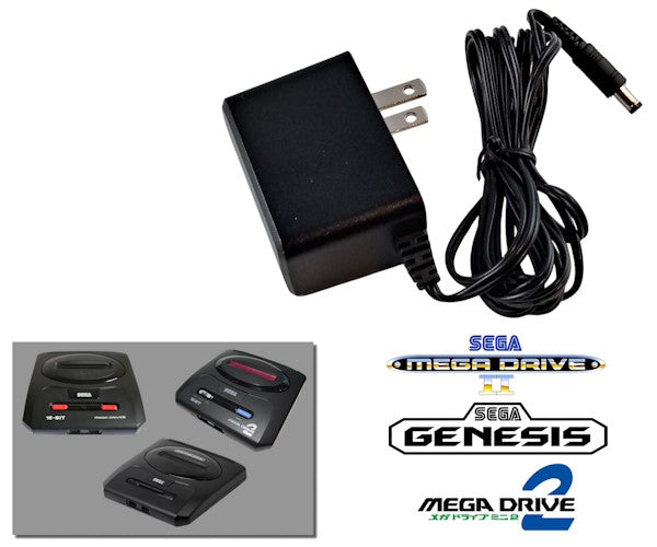 Alimentation secteur régulée pour Sega Mega Drive / Genesis 2 avec prise US