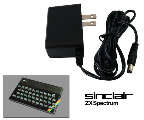 Regulated power supply for Sinclair ZX Spectrum 16K/48K with US plug