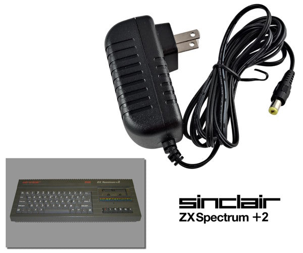 Regulated power supply for Sinclair ZX Spectrum +2 Grey version with US plug