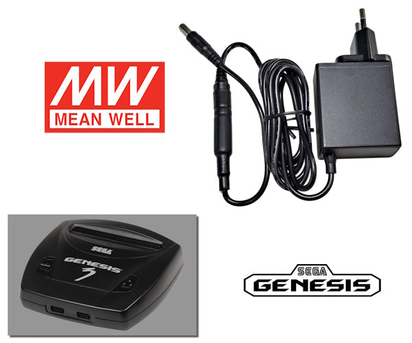 Alimentation Pour Sega / Victor Wondermega – Câble 2m – Adaptateur Secteur Neuf